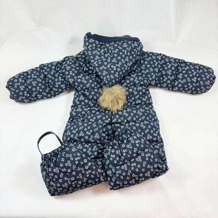 Kuling navy sakura flower Val d'Isere snow suit 86 4