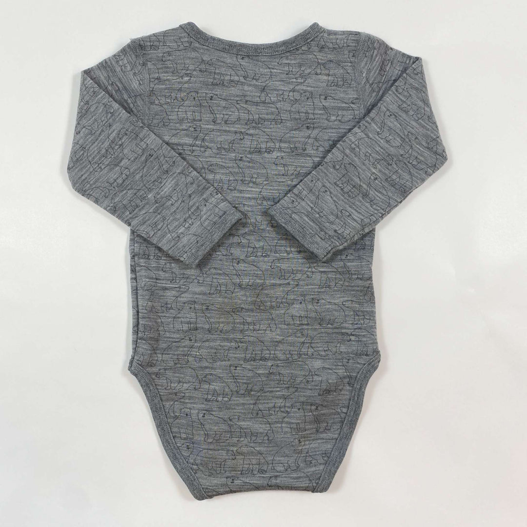 Hust & Claire grey polar bear wool body 12M/80 2