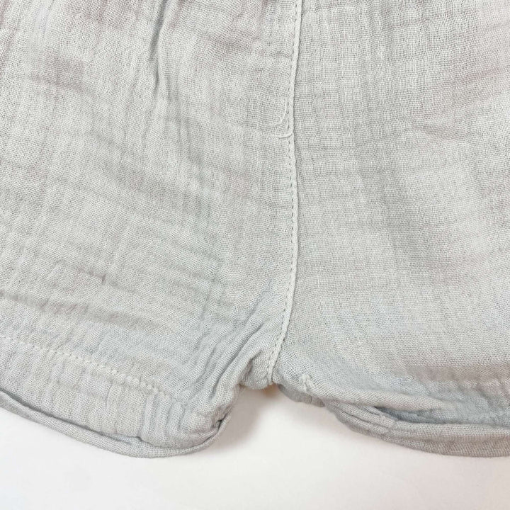 My Little Cozmo pale grey muslin shorts 24M 3