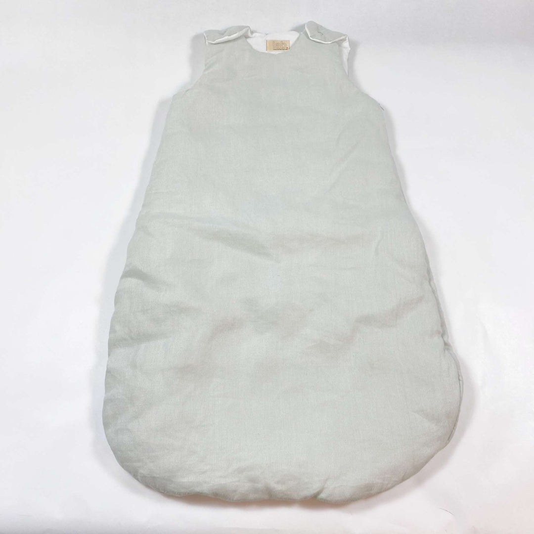 Lab Boutique pale turquoise organic cotton sleeping bag 65cm 1