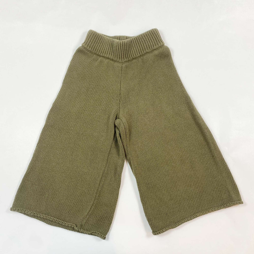 The Simple Folk khaki organic cotton trousers 2-3Y 1