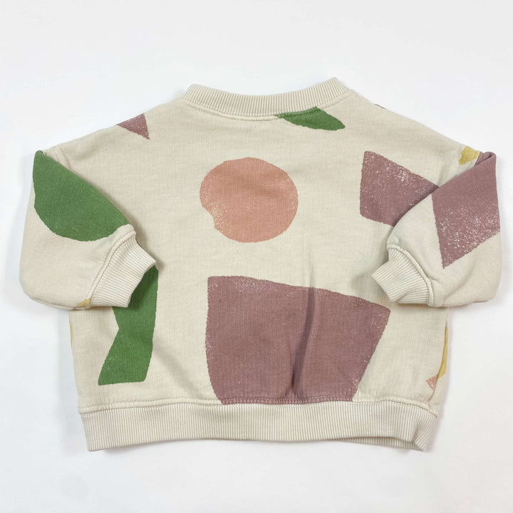 Zara abstract print sweatshirt 6-9M/74 2