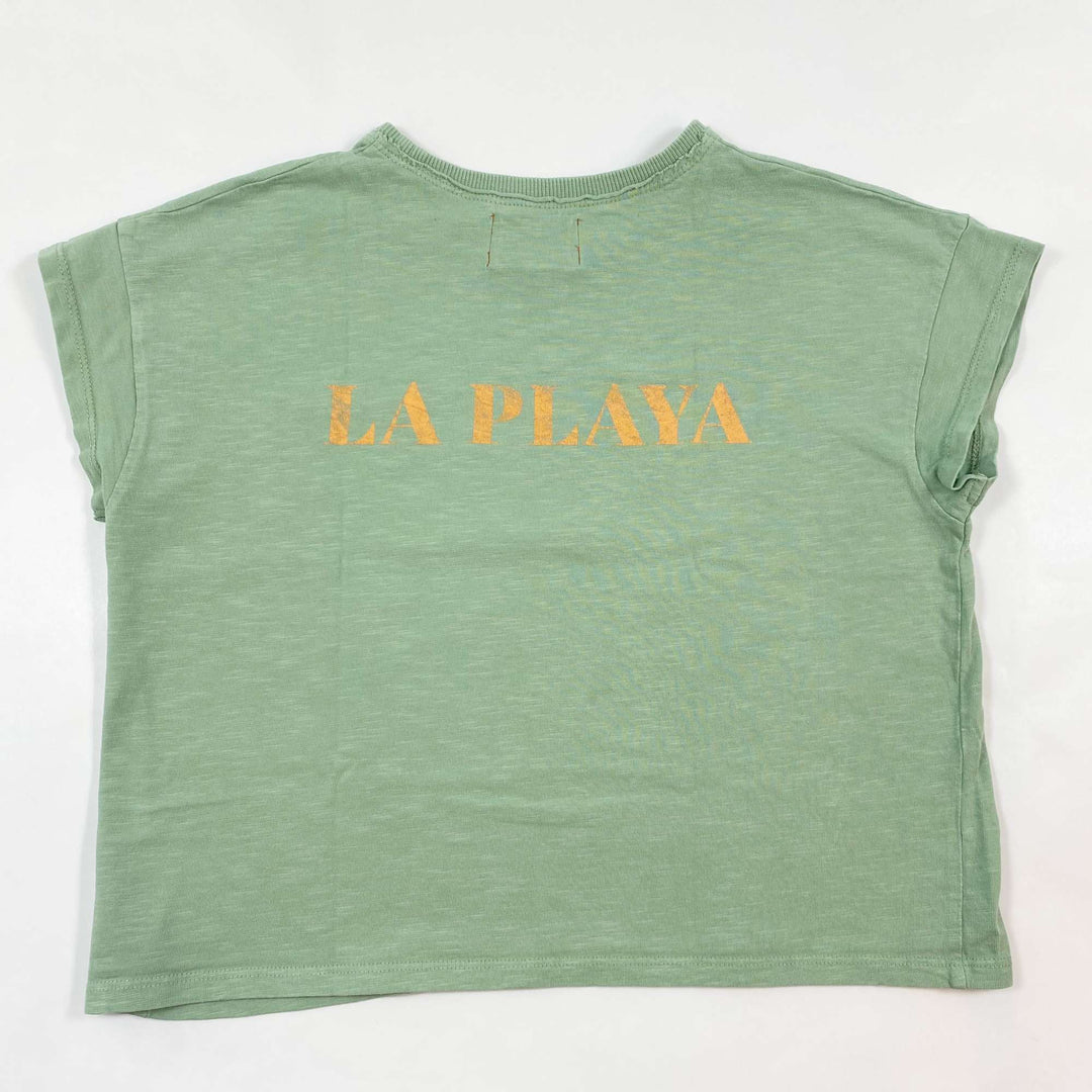 Piupiuchick green La Playa t-shirt 6Y 2