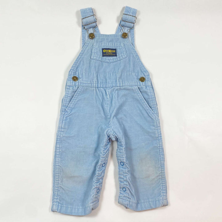 Oshkosh B'gosh light blue cord dungarees 6-9M 1