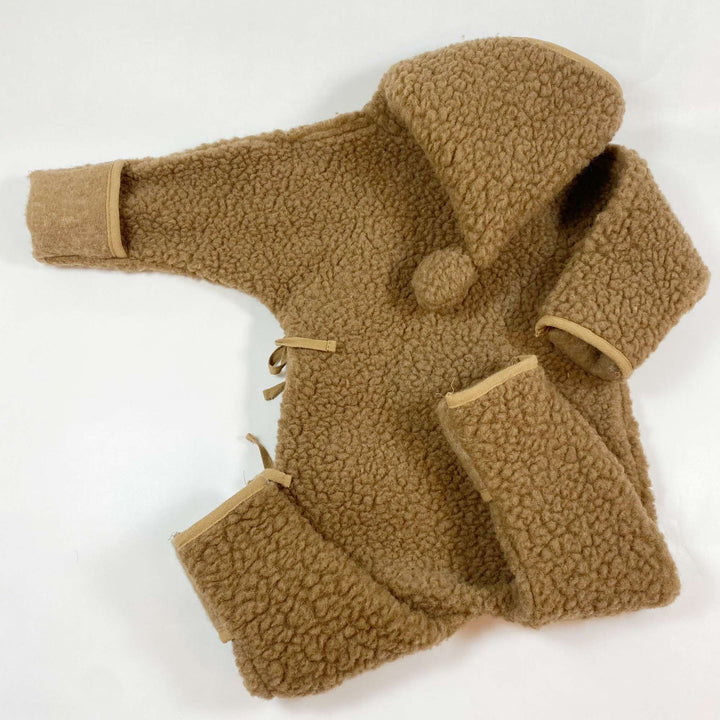 Binibamba brown sherpa wrap overall M (6-18M) 3