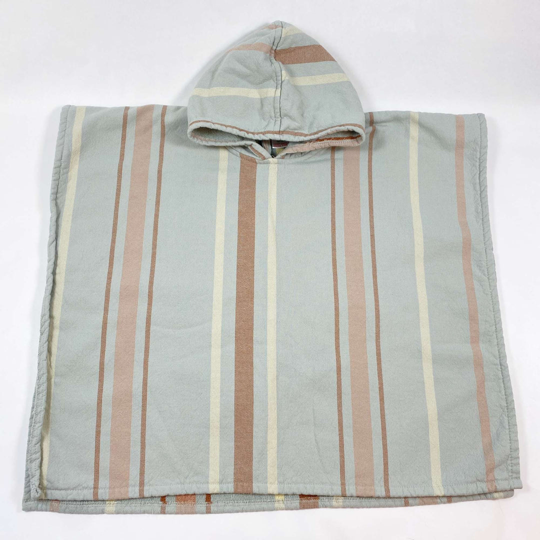 Zara striped terry beach poncho 116cm 1