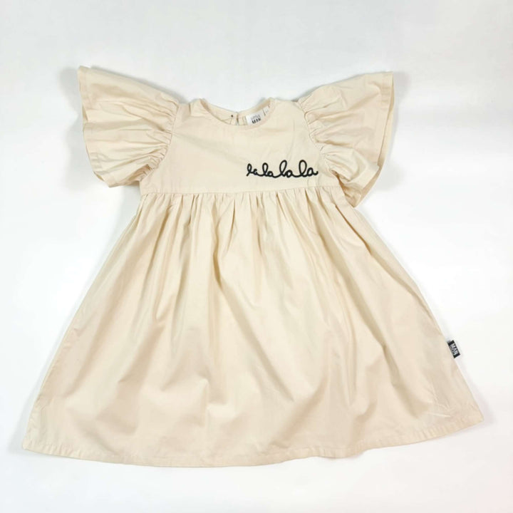 Little Man Happy beige lalalala summer dress 2-3Y 1