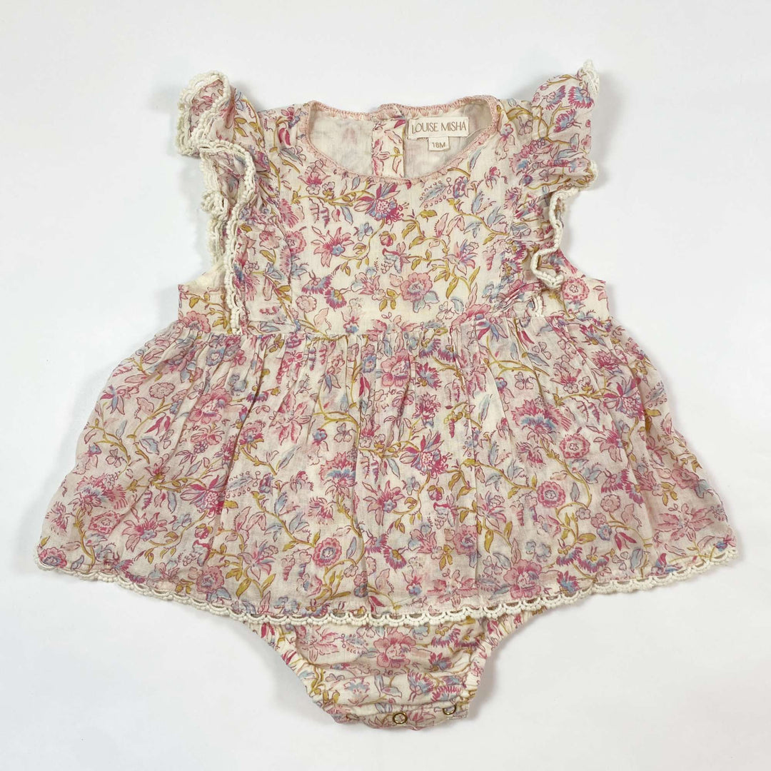 Louise Misha floral dress with integrated culottes 18M 1