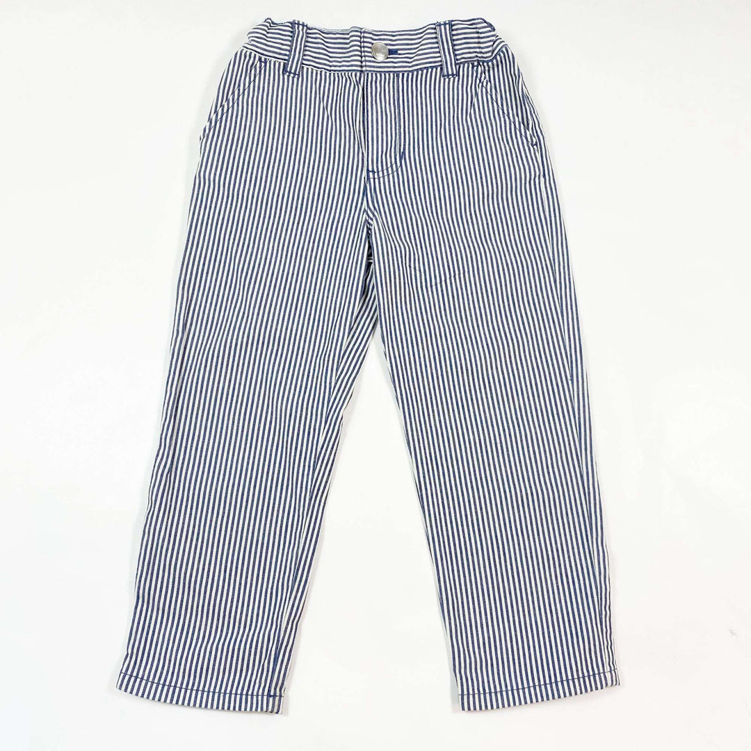 Petit Bateau striped organic cotton trousers 4Y/104 1