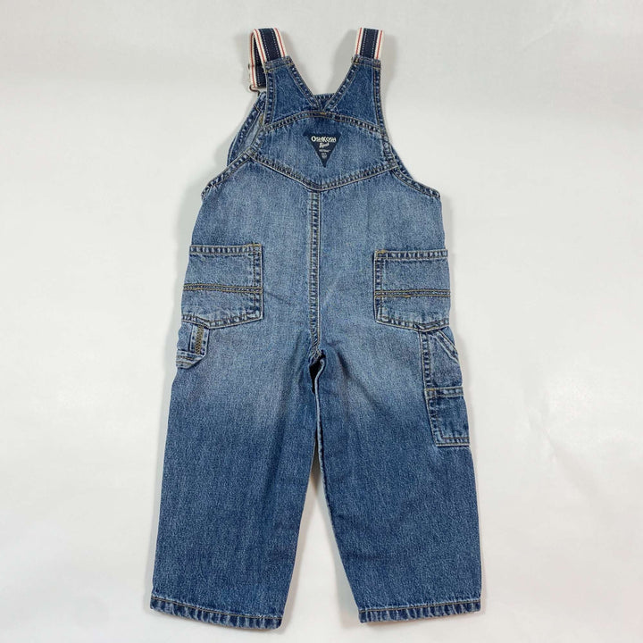 Oshkosh B'gosh faded denim dungarees 12-18M 3