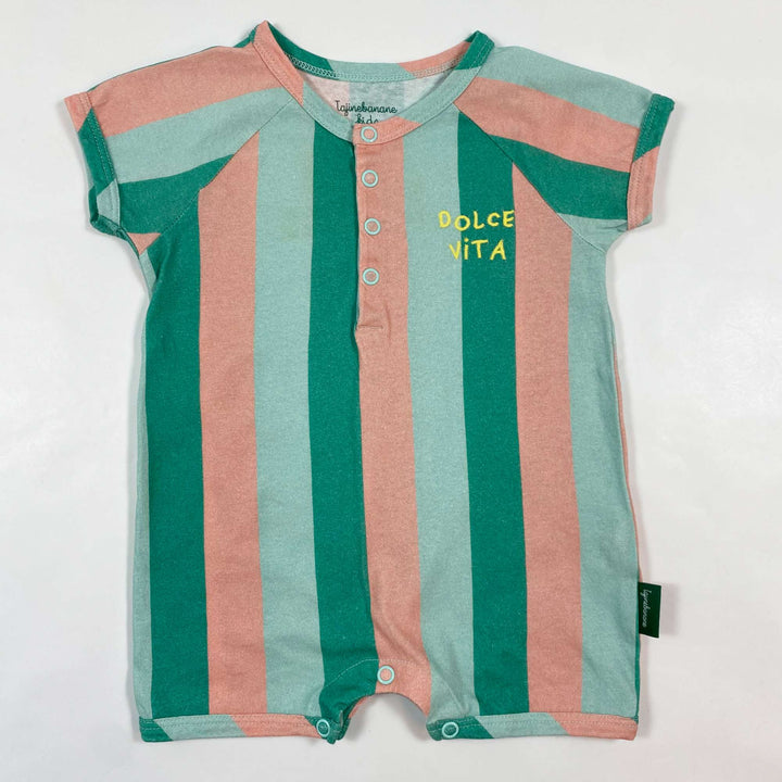 Tajinebanane pastel stripe jumpsuit 6-9M 1