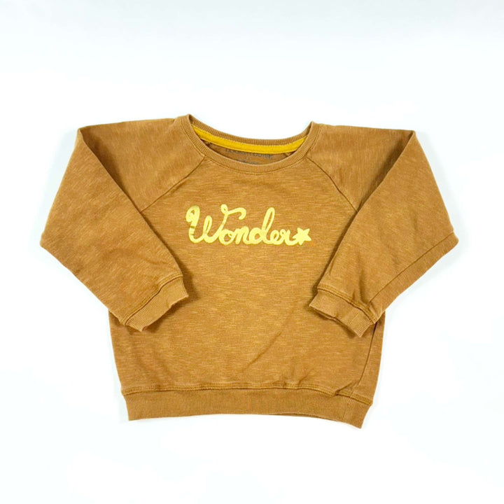 Louis Louise brown Wonder sweatshirt 4Y 1