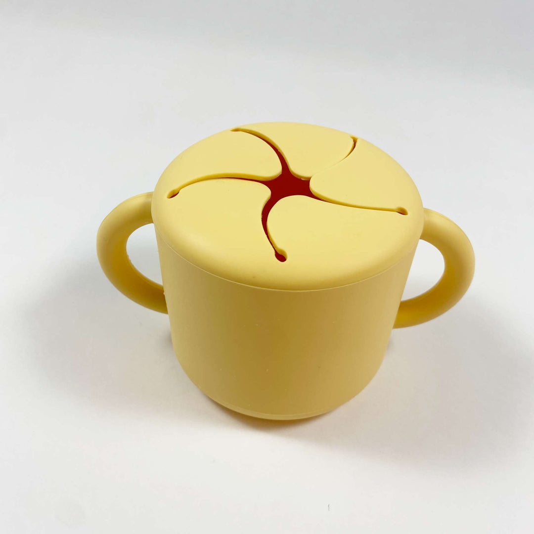 Mushie yellow snack cup one size 1