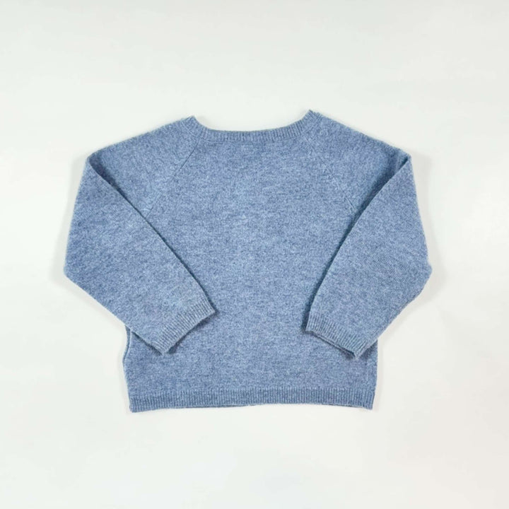 Bonpoint lavender blue wool cardigan 2Y 2