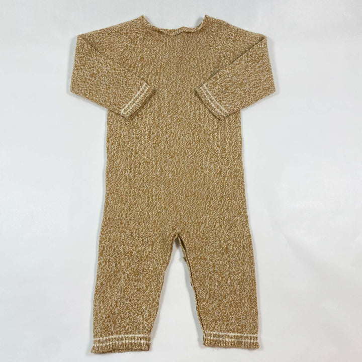 Emile et Ida melange merino cashmere blend knit jumpsuit 18M 3