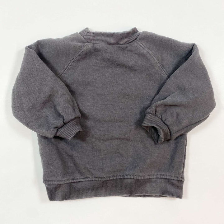 Zara dark grey sweatshirt 9-12M/80 2