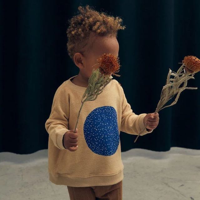 Little Indi blue egg sweatshirt limited edition 9-12M/80 5