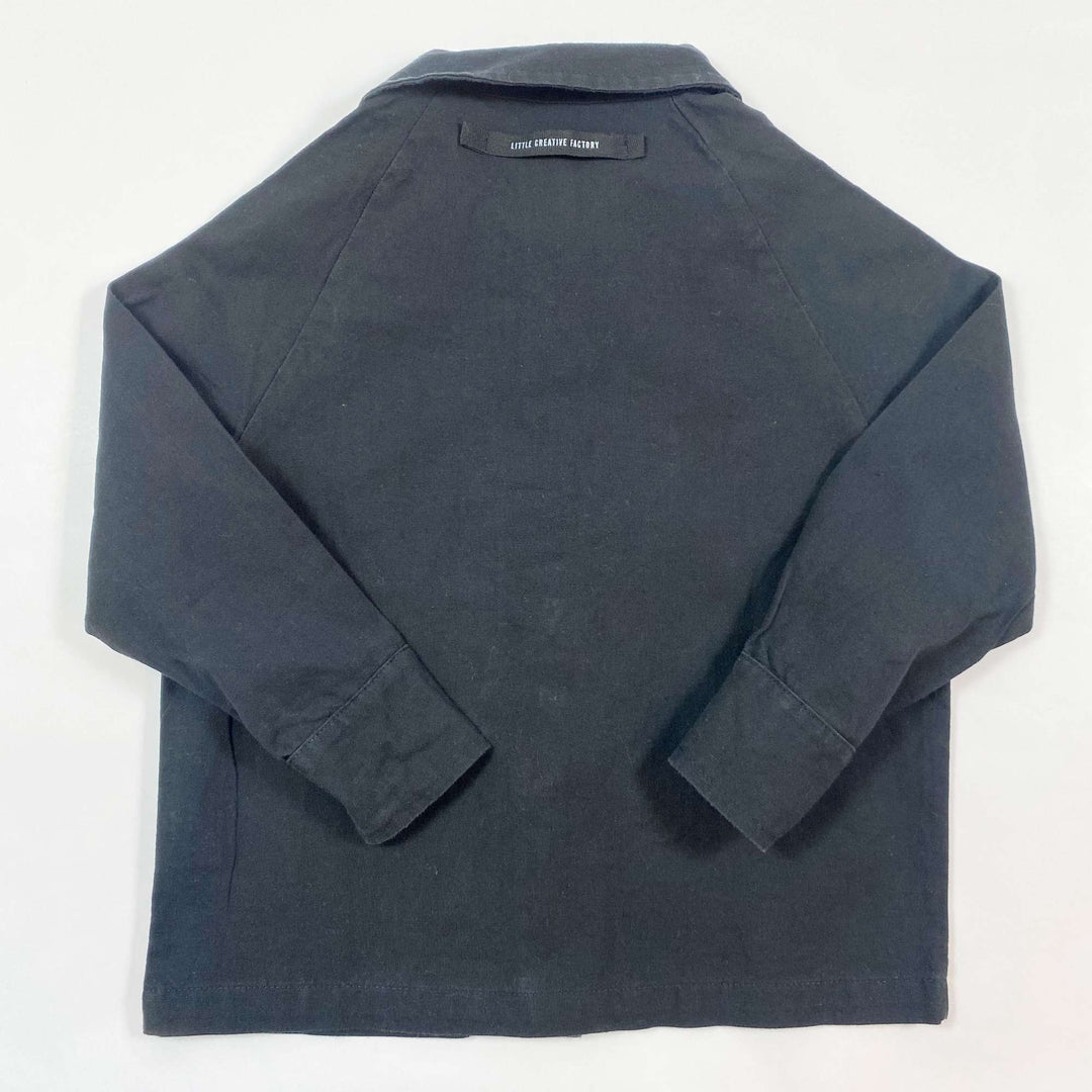 Little Creative Factory black cotton shirt 2Y 2