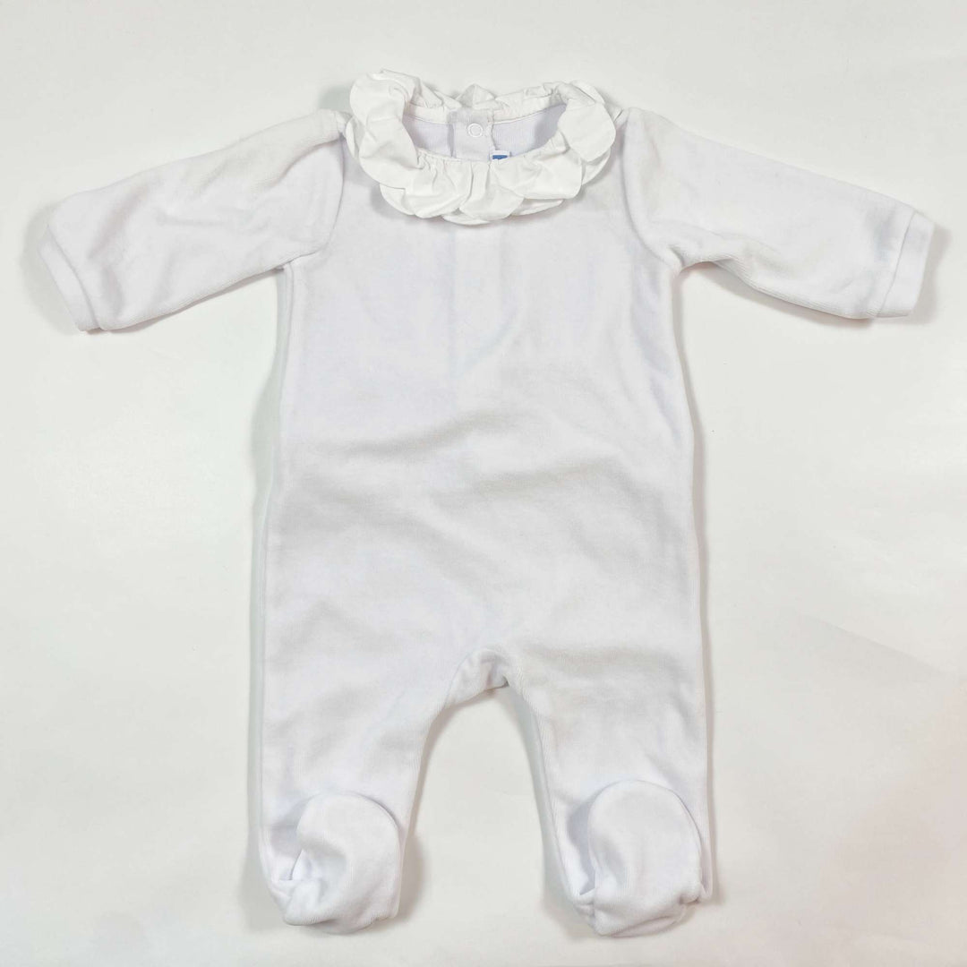 Jacadi pale grey velvet pyjama 3M/60 1