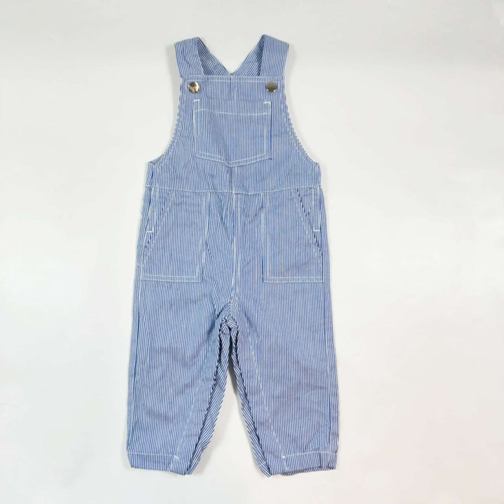 Jacadi blue striped dungarees 12M/74 1