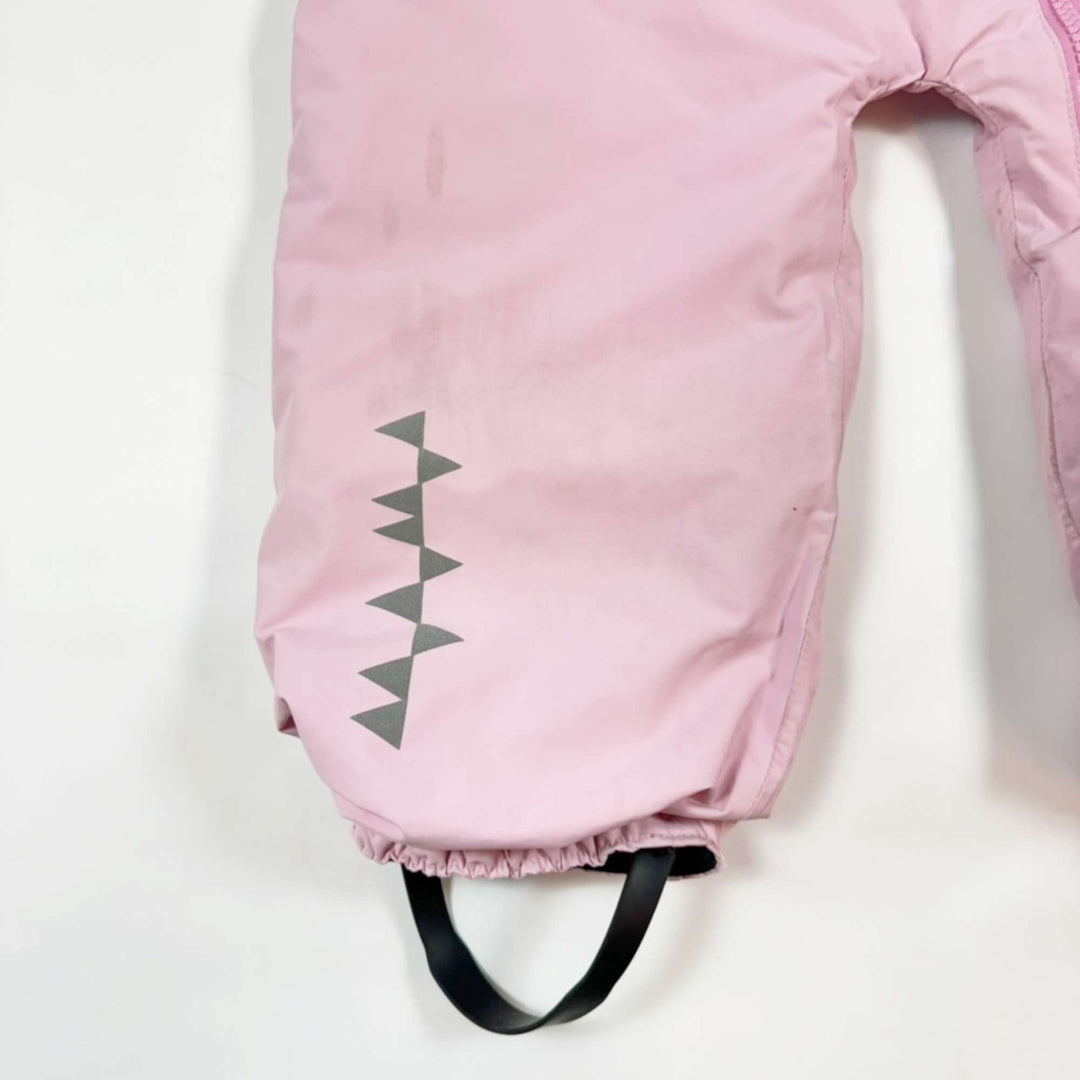 Isbjörn pink water proof snow suit 86 2
