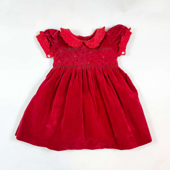 Mariella Ferrari festive red velvet dress 9M 1