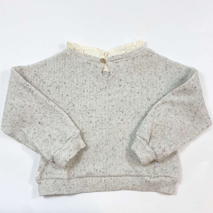 Búho grey confetti knit jumper 6Y 3