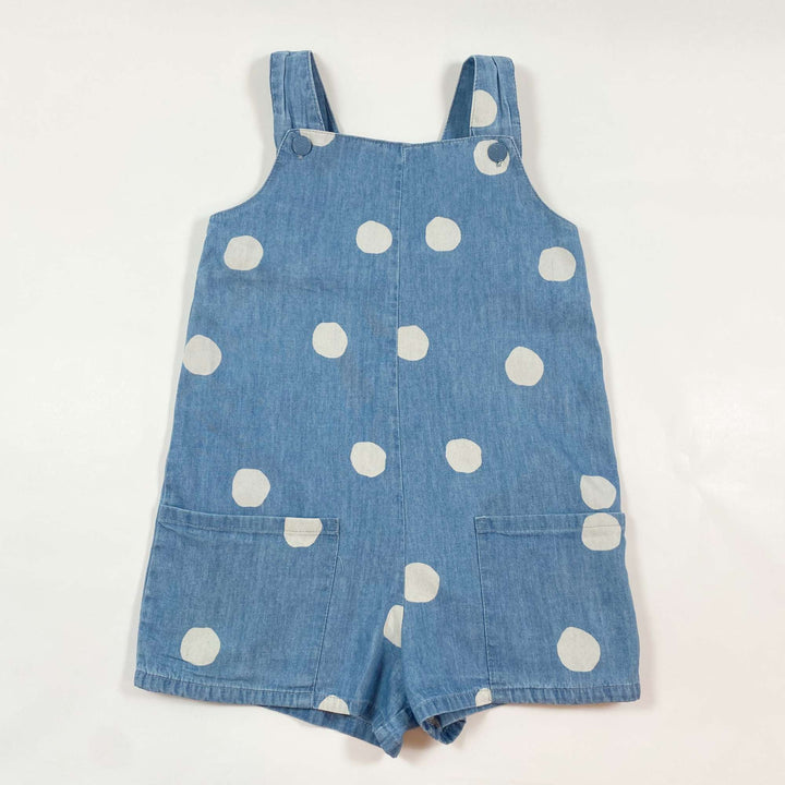 Zara polka dot denim dungarees 3-4Y/104 1