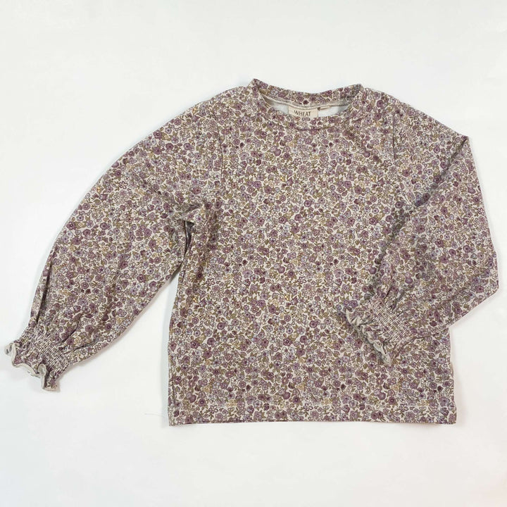 Wheat floral long-sleeved top 3Y/98 1