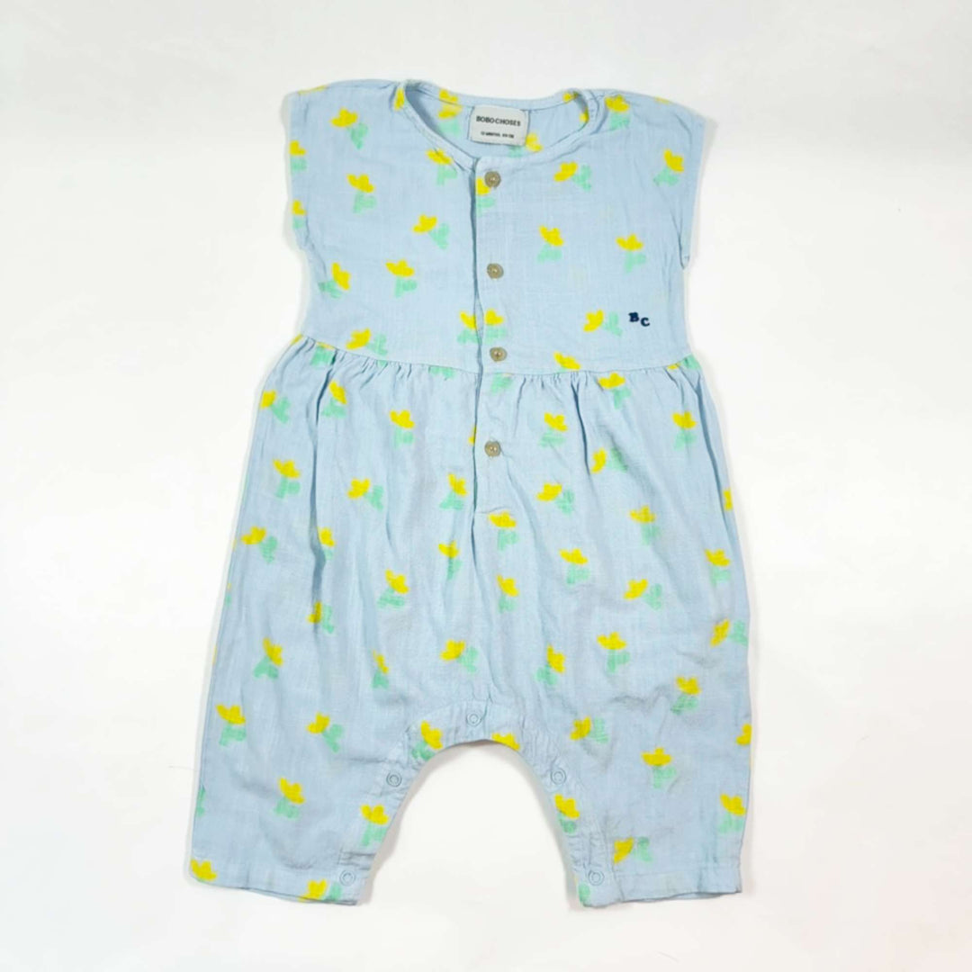 Bobo Choses blue tulip onesie 12M/80 1