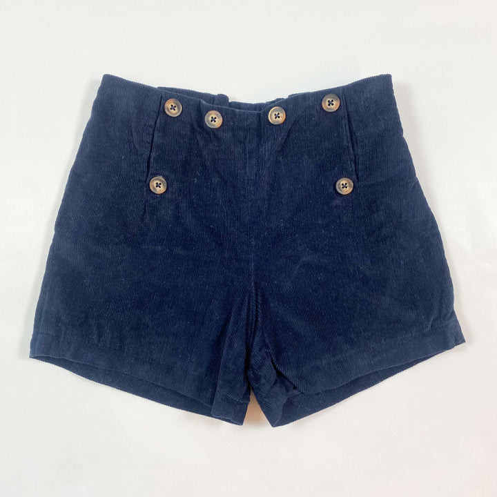 Laranjinha navy corduroy shorts 5Y 1