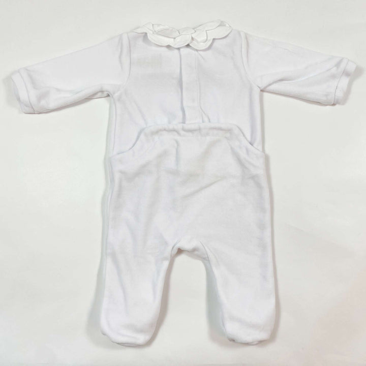 Jacadi pale grey velvet pyjama 3M/60 2