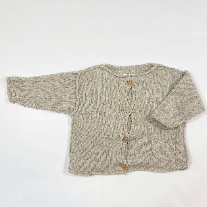 Play Up greige cardigan 9M 1