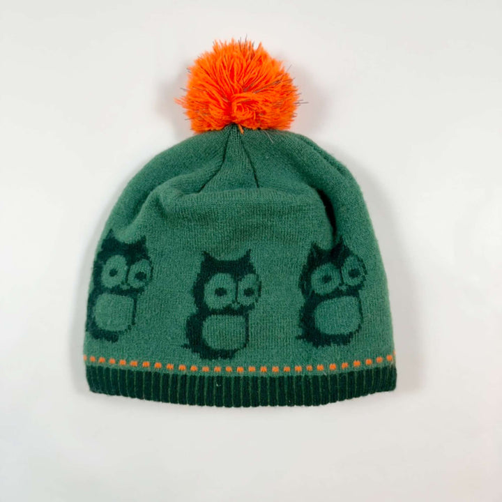 Namuk green logo beanie with reflective pom pom S/M 2