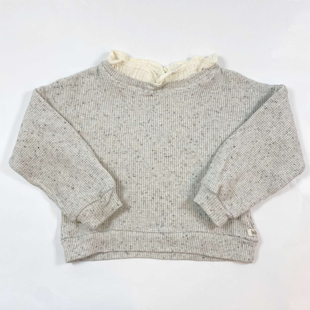 Búho grey confetti knit jumper 6Y 1