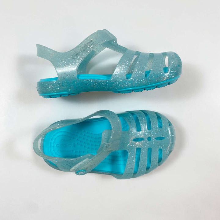 Crocs Isabella turquoise rubber sandals 20/21 1