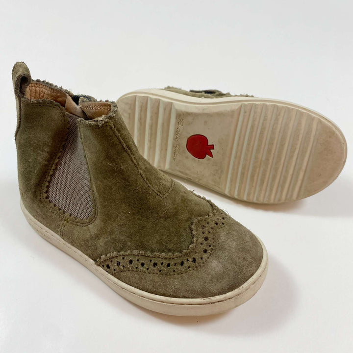 Pom D'Api khaki suede chelsea boots 27 2