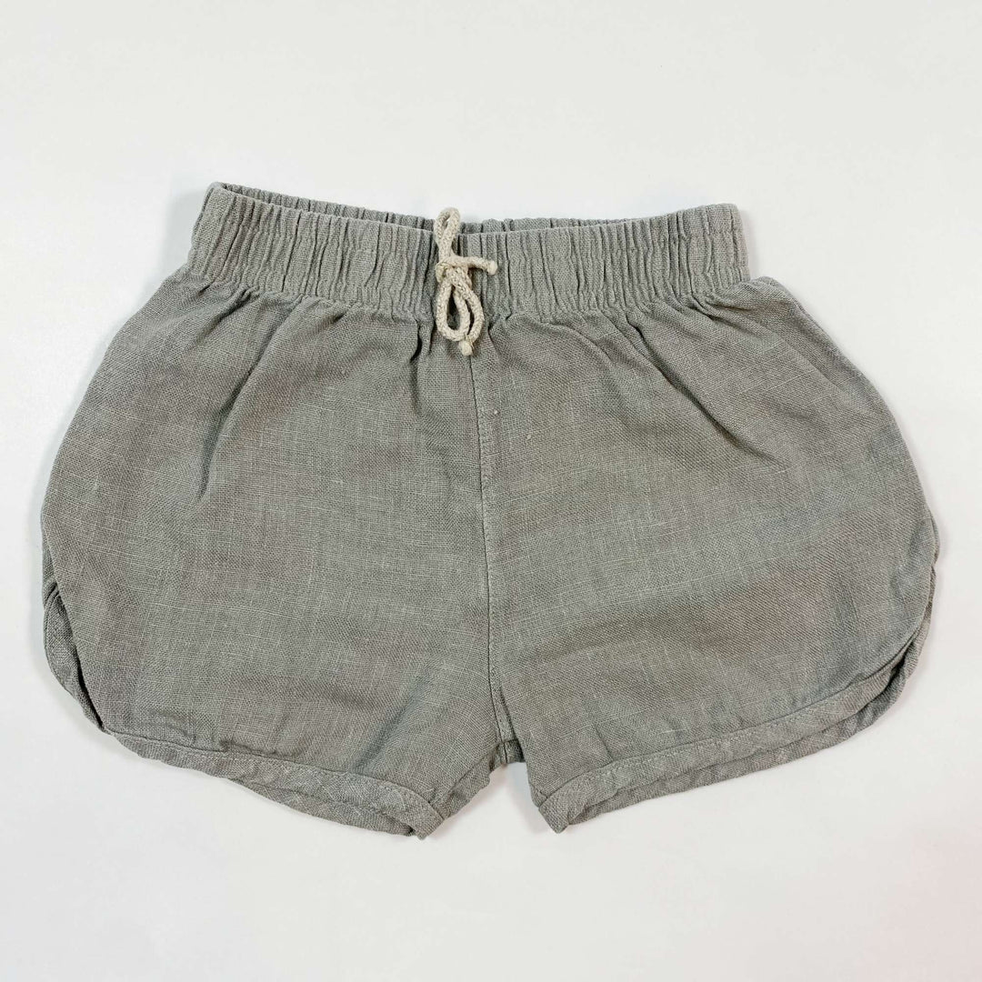 Play Up greige linen shorts 6M 1