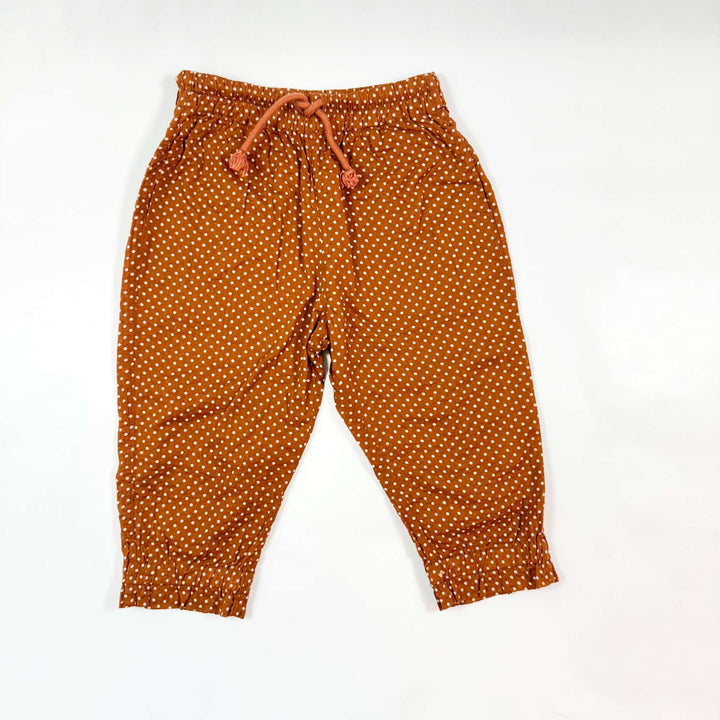 Caramel rust polka dot pants 3Y 1