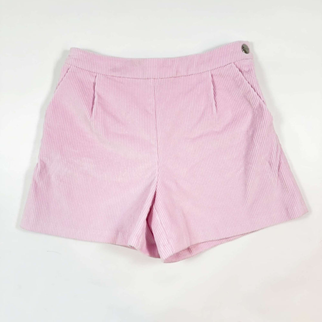 Jacadi lined pale pink corduroy shorts 12Y 1