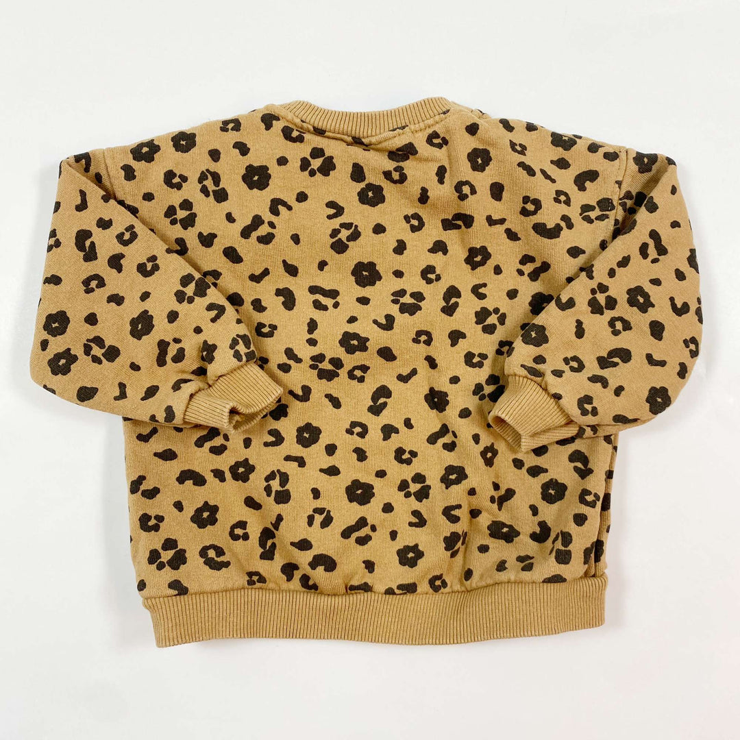 Zara leopard print sweatshirt 6-9M/74 2