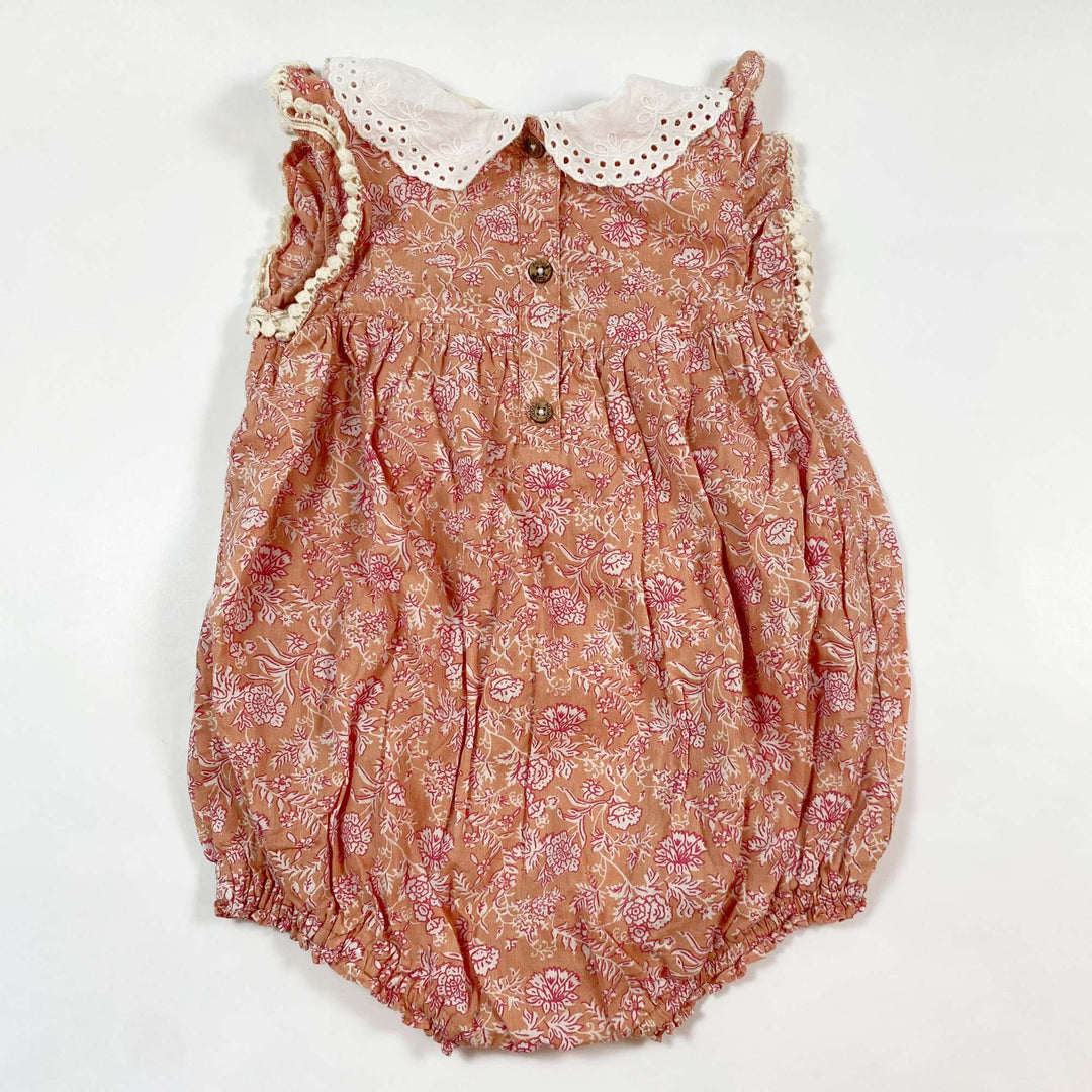Louise Misha floral romper with lace collar 24M 3