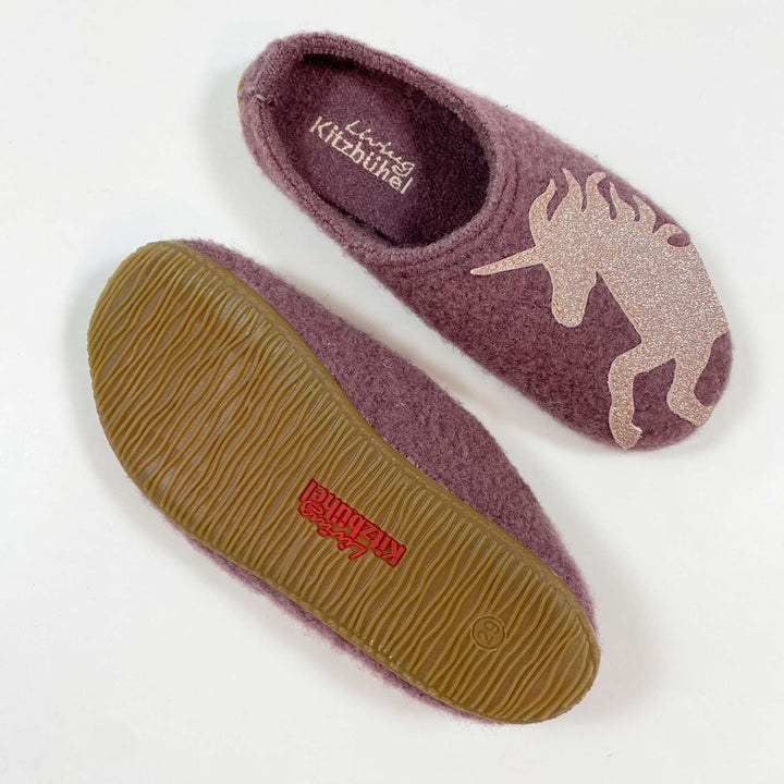 Living Kitzbühel felt glitter unicorn slippers 29 2