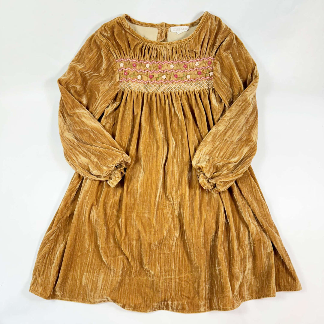 Louise Misha Chachani bronze velvet dress 10Y 1