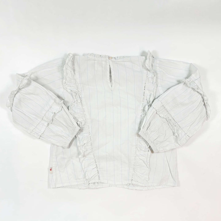 AO76 striped blouse with ruffles 10Y 2