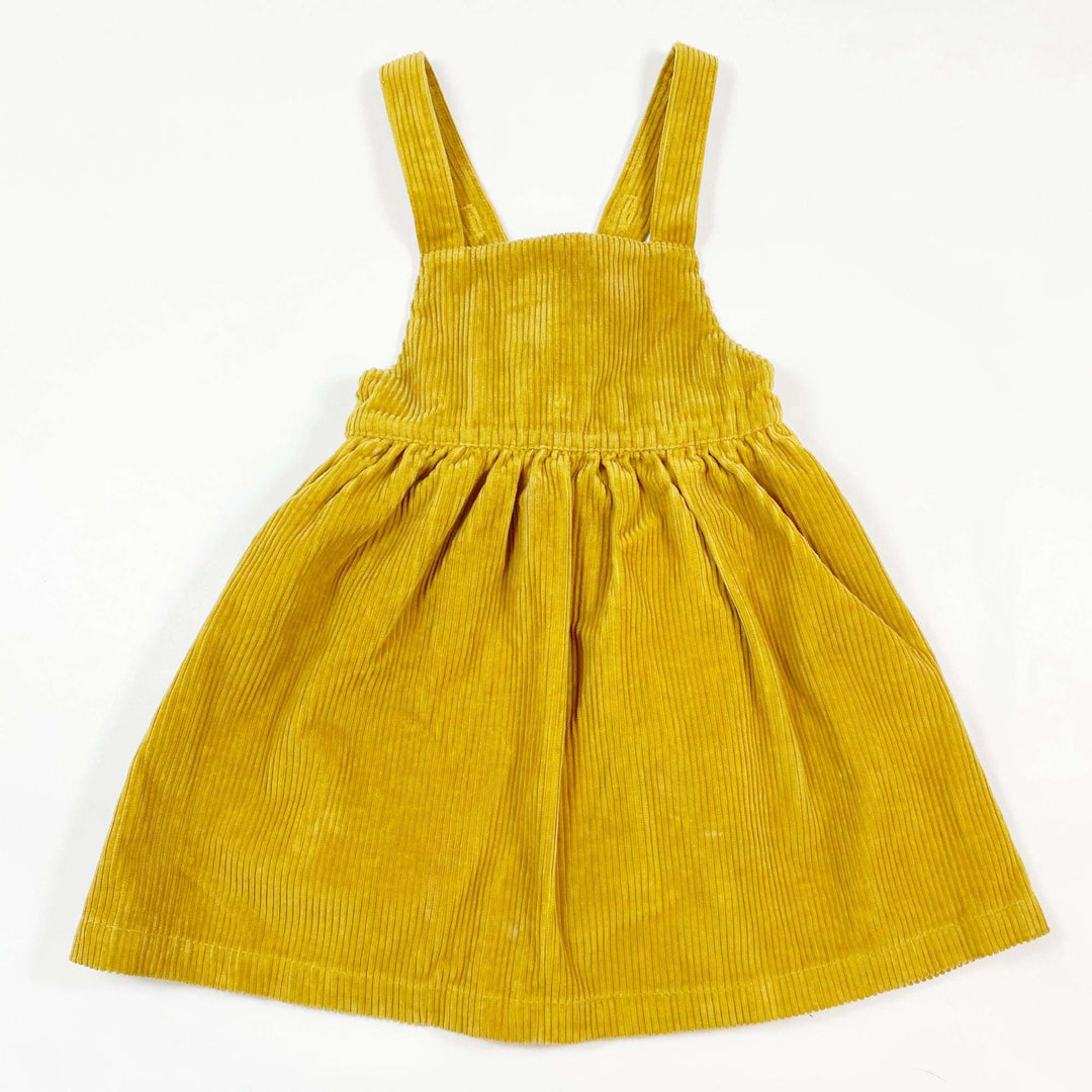 Olivier London mustard corduroy pinafore 2-3Y 1