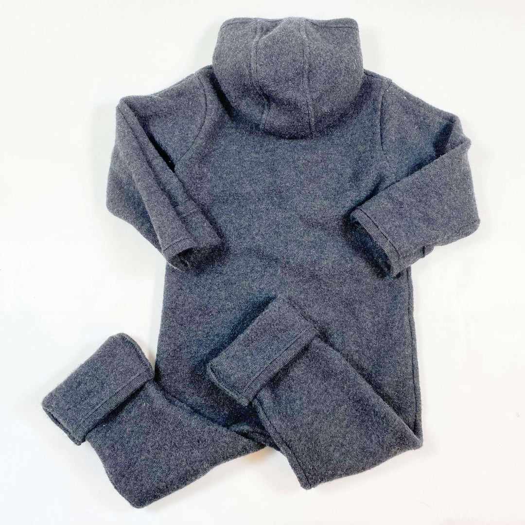 Disana anthracite virgin wool overall 86-92/12-24M 2