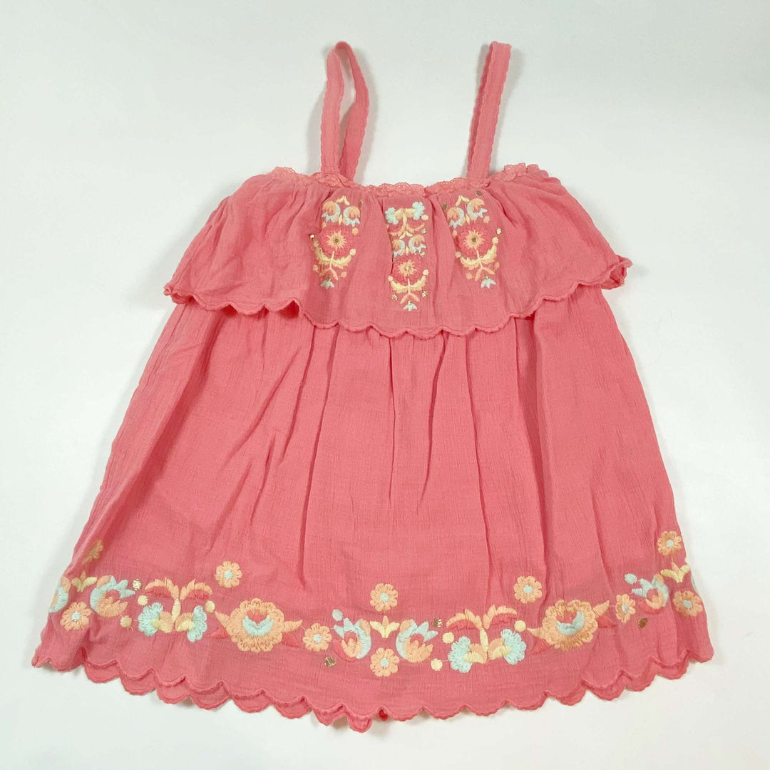 Louise Misha Solane raspberry summer dress 4Y 1