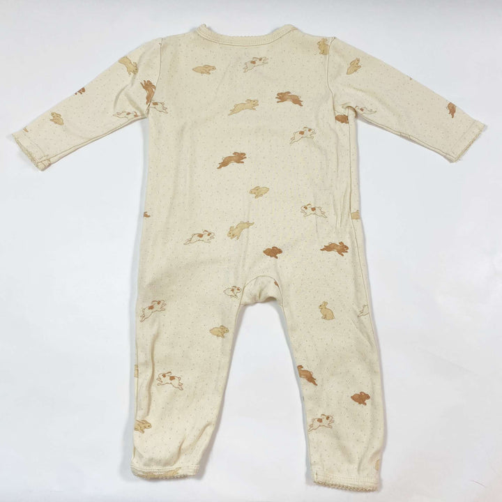 Konges Slojd pointelle bunny print onesie 6M/68 3