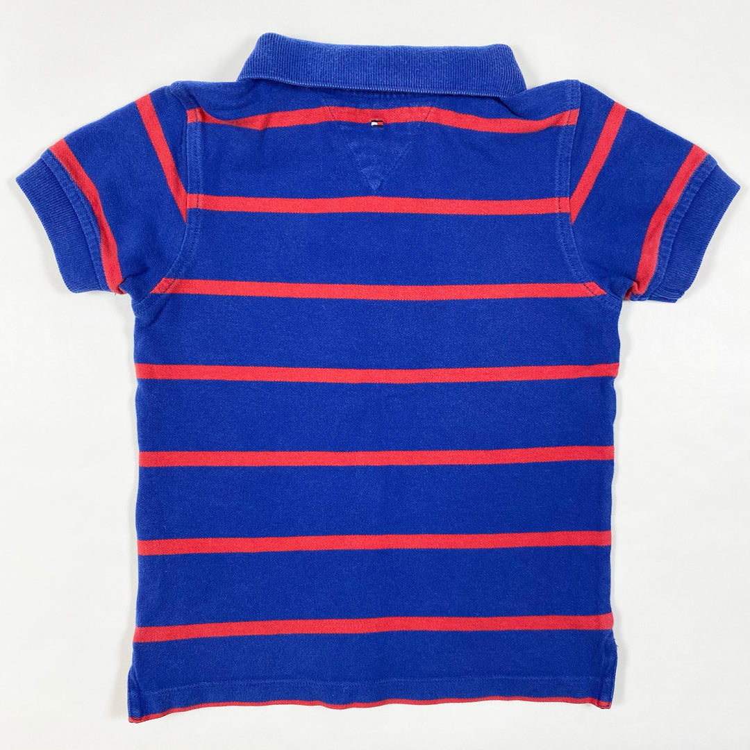 Tommy Hilfiger blue/red stripe polo shirt 3Y 3